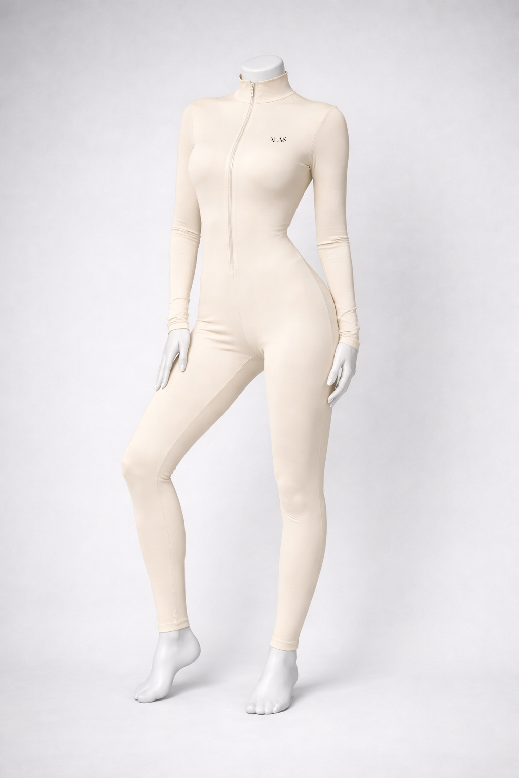 🔥RUNWAY SCULPT🔥– Black Long Sleeve Sculpted Jumpsuit