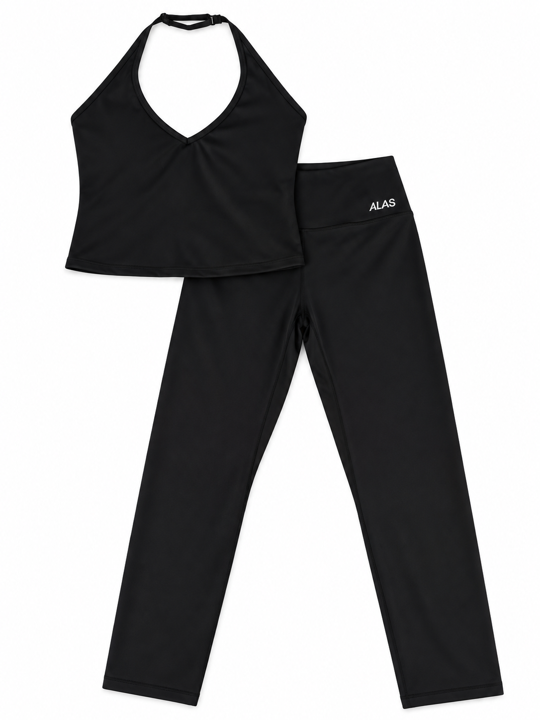 The Ciao Bella Set 🖤 - Halter top + capri pants