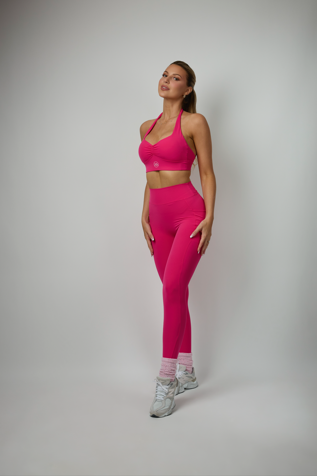 VITAL SET – Pink Bra + Leggings Set